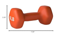 Load image into Gallery viewer, Amazon Basics Neoprene Dumbbell Hand Weights for Exercise and Muscle Toning