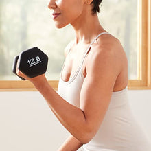 Load image into Gallery viewer, Amazon Basics Neoprene Dumbbell Hand Weights for Exercise and Muscle Toning