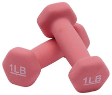 Load image into Gallery viewer, Amazon Basics Neoprene Dumbbell Hand Weights for Exercise and Muscle Toning