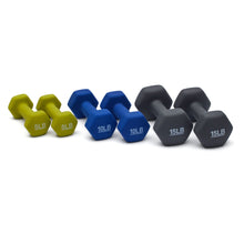 Load image into Gallery viewer, Amazon Basics Neoprene Dumbbell Hand Weights for Exercise and Muscle Toning