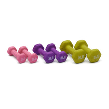 Load image into Gallery viewer, Amazon Basics Neoprene Dumbbell Hand Weights for Exercise and Muscle Toning