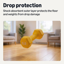 Load image into Gallery viewer, Amazon Basics Neoprene Dumbbell Hand Weights for Exercise and Muscle Toning